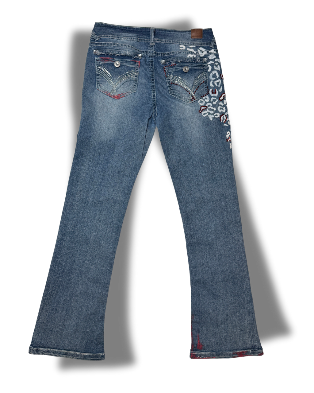 Leopard in Waiting Denim