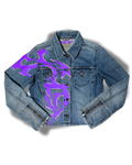 Purple Drift Denim Jacket