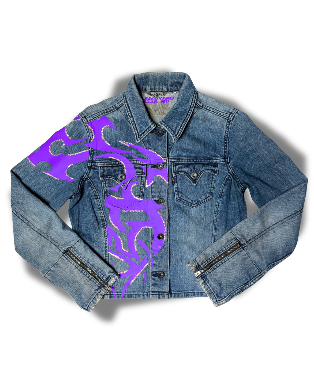 Purple Drift Denim Jacket