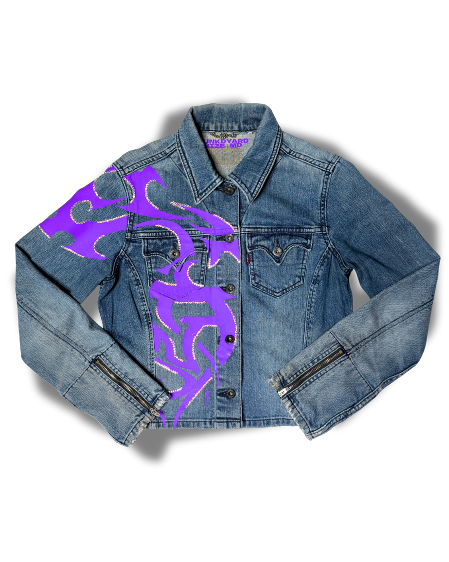 Purple Drift Denim Jacket