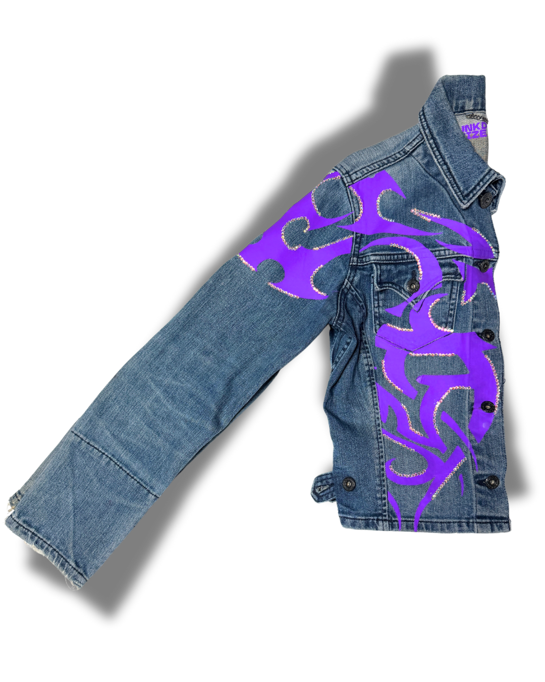 Purple Drift Denim Jacket