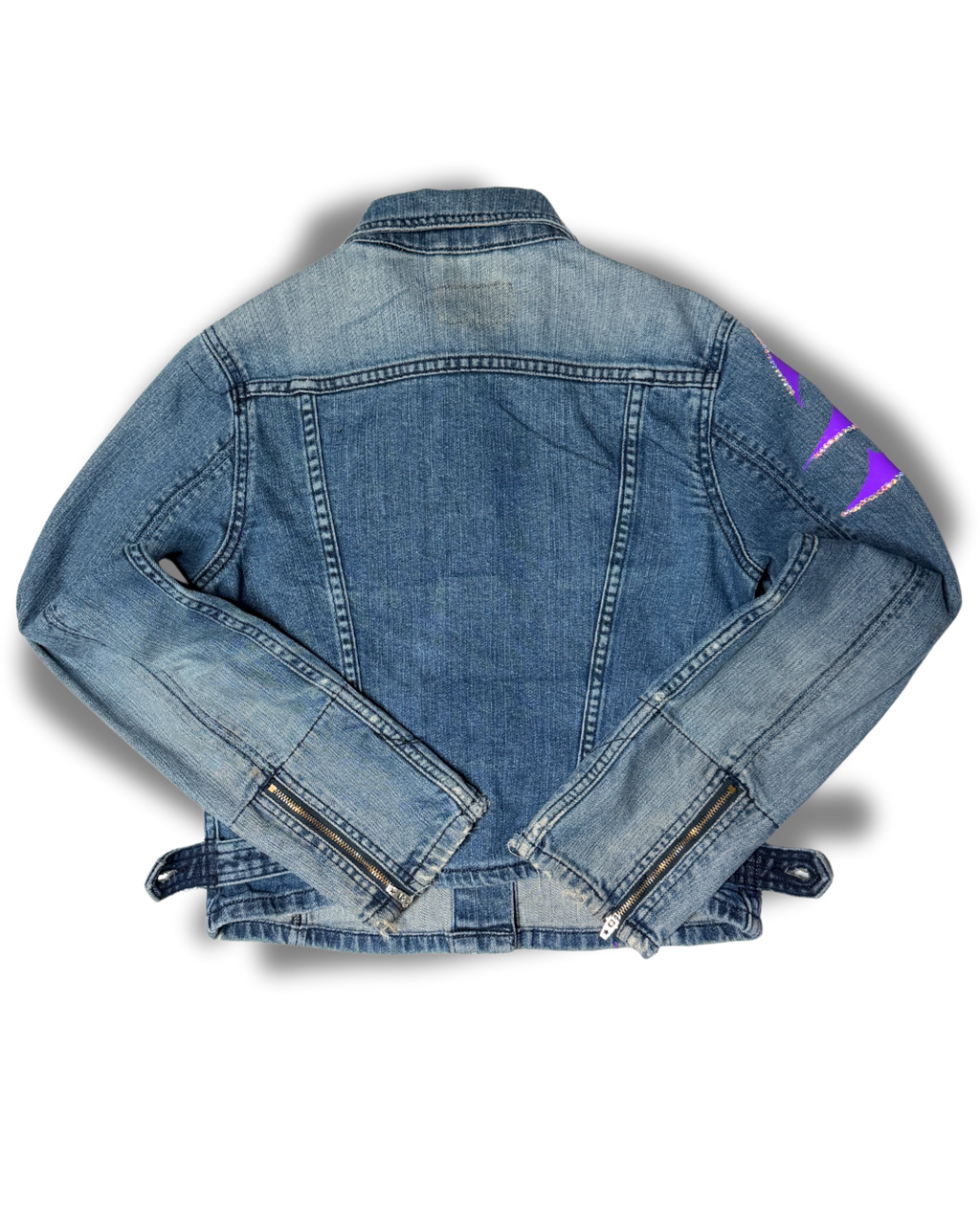 Purple Drift Denim Jacket
