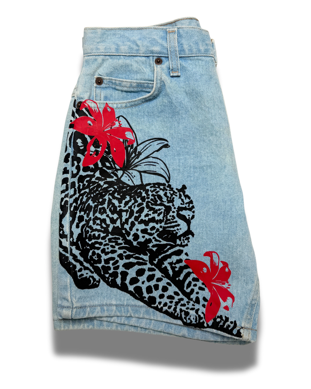 red lily leopard