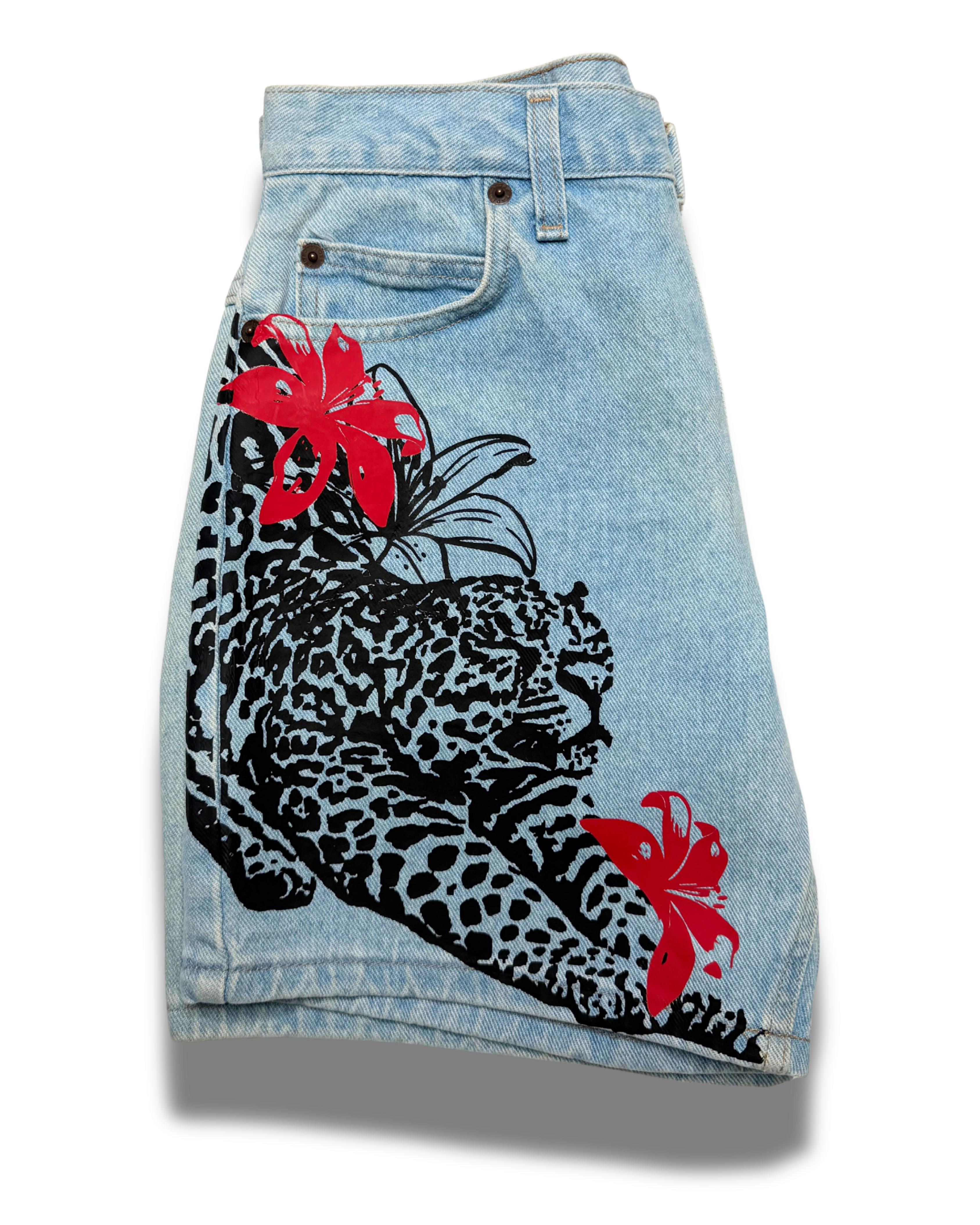 red lily leopard